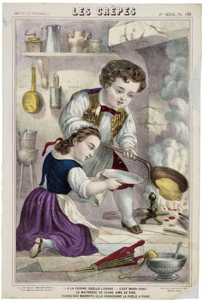 Image d'Épinal Les Crêpes © Musée de l'image d'Épinal