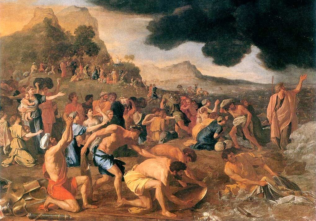 Nicolas Poussin, le passage de la mer Rouge, National Gallery of Victoria