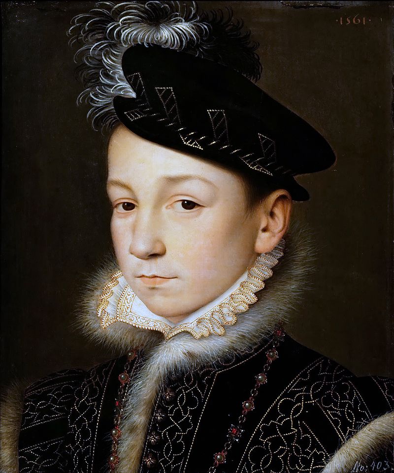 Portrait de Charles IX, roi de France, François Clouet